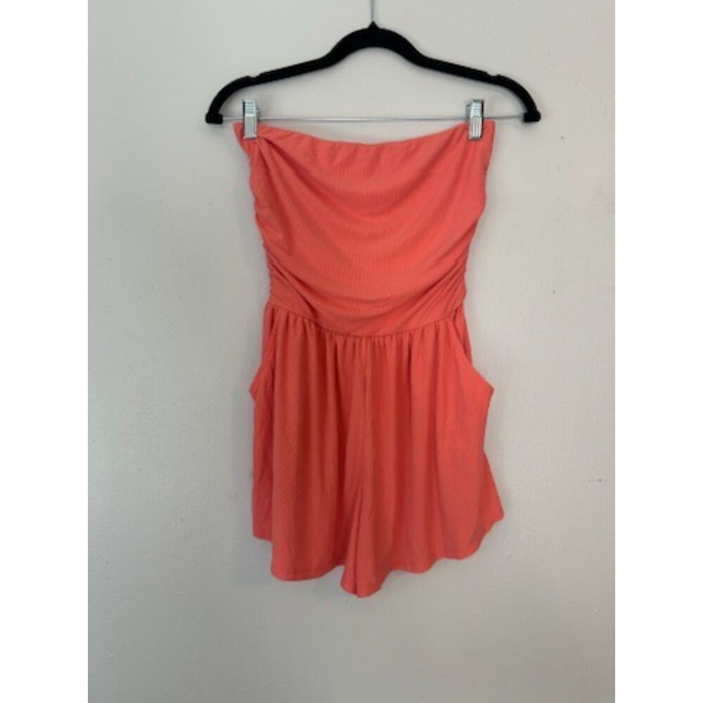 Target Ribbed Jumpsuit – Coral, Super Comfortable, Size XS